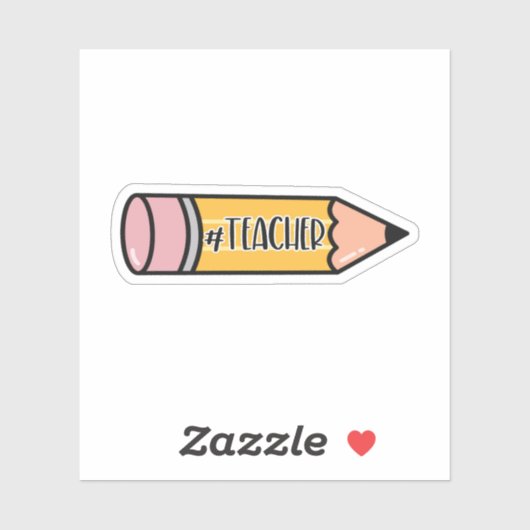 Leerpotlood Sticker (Vel)