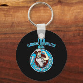 Leerproblemen Verpleegster voor Vrouwen Verpleegku Sleutelhanger (Achterkant)