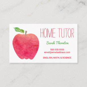 Leerprogramma voor herbenoeming via Home Tutor Afsprakenkaartje