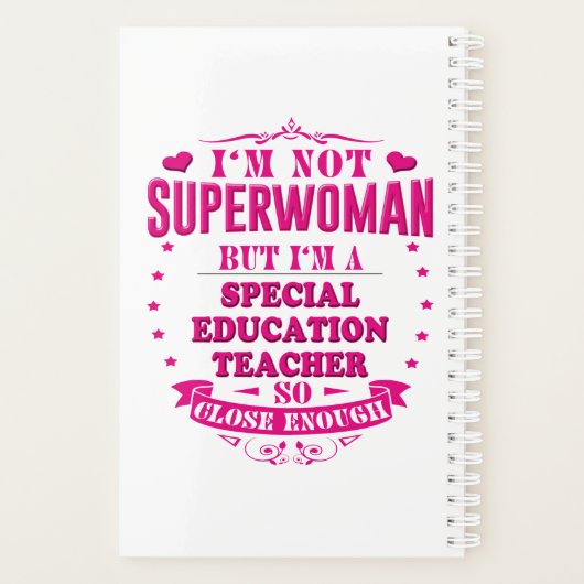 Leerprogramma voor speciaal onderwijs Gifts Women  Planner (Achterkant)