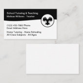 Leerprogramma voor Thuisonderwijs Visitekaartje (Voorkant / Achterkant)