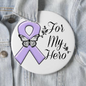 Leerpuntbewustmakingslint voor mijn heldhaftige ronde button 6,0 cm (In situ)