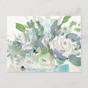 Leerregeling - Waterverf Bouquet Briefkaart