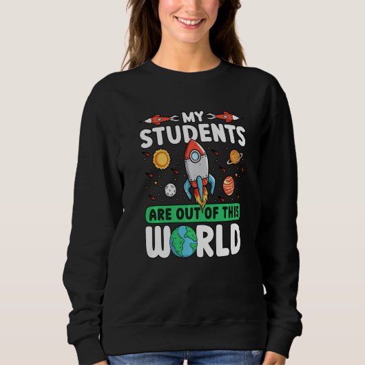 Leerruimte - Mijn studenten zijn uit deze wereld Trui (Voorkant)
