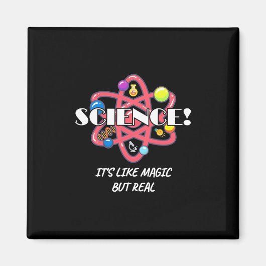 Leerscheikundewetenschap is als een magisch maar e magneet (Voorkant)