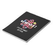 Leerscheikundewetenschap is als een magisch maar e notitieblok (Linkerzijde)