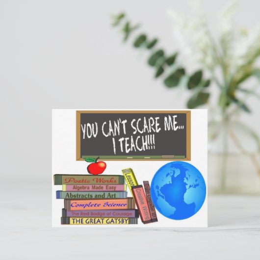 Leerschenkingen Briefkaart (Staand voorkant)