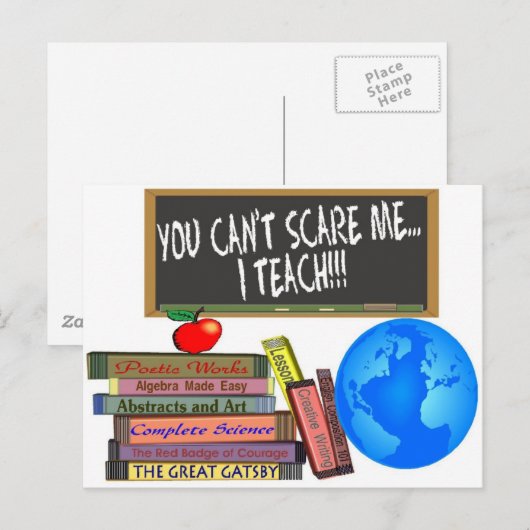 Leerschenkingen Briefkaart (Voorkant / Achterkant)