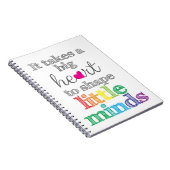 Leerschenkingen: Eerste schooldag, leraar Notitieboek (Rechterzijde)