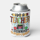 Leerscholieren - Lovers onderwijzen - professor Blikjeskoeler (Blikje Voorkant)