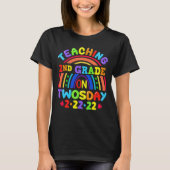 Leerschool 2e klas op 2.2.22 t-shirt (Voorkant)