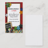 Leerschool basisschool visitekaartje (Voorkant / Achterkant)