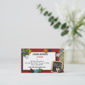 Leerschool basisschool visitekaartje (Staand voorkant)