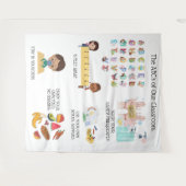 Leerschool Classroom Covid Rules Wandkleed (Voorkant (horizontaal))