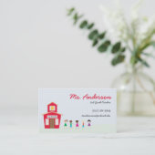 Leerschool en Visitekaartje voor kinderen (Staand voorkant)