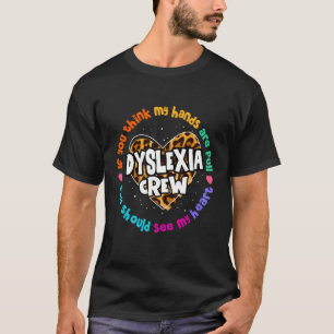 Leerschool ondersteuning door Dyslexia Squad te le T-shirt