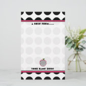 Leerschool - Polka Dot Apple Briefpapier (Staand voorkant)