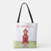 Leerschool Waterverf klas klaslokaal Tote Bag (Achterkant)