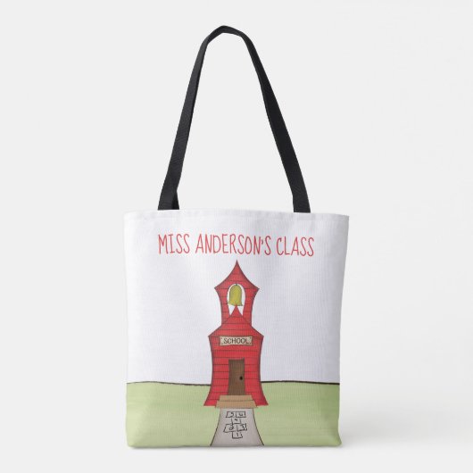 Leerschool Waterverf klas klaslokaal Tote Bag (Achterkant)
