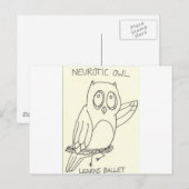 . . . leert ballet briefkaart (Voorkant / Achterkant)
