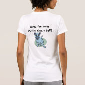 Leert de naam Pavlov een bel? T-shirt (Achterkant)