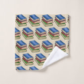 Leertan van bibliotheekboek Stack School Bad Handdoek (Wasdoekje)