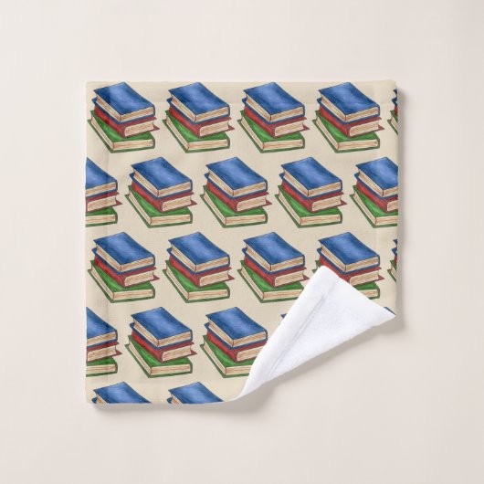 Leertan van bibliotheekboek Stack School Bad Handdoek (Wasdoekje)