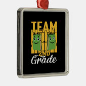 Leerteam 2e graad metalen ornament (Rechts)