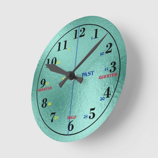 Leertijd klokklok ronde klok (Hoek)