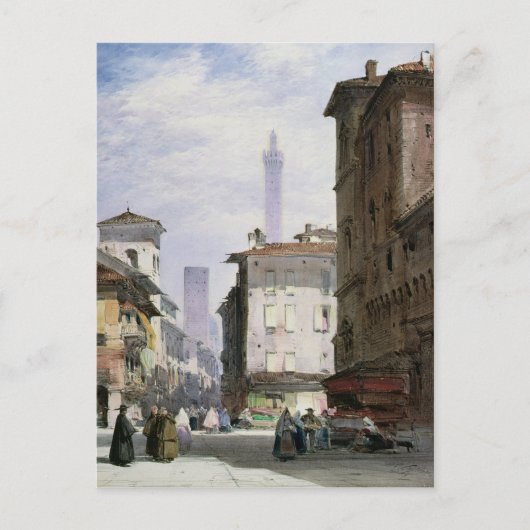 Leertoren, Bologna Briefkaart (Voorkant)