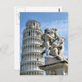Leertoren en La Fontana dei Putti, Pisa Briefkaart (Voorkant / Achterkant)