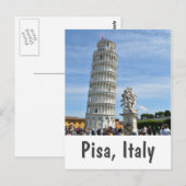 Leertoren en La Fontana dei Putti, Pisa Briefkaart (Voorkant / Achterkant)