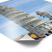 Leertoren en La Fontana dei Putti Statue Foto Afdruk (Hoek)