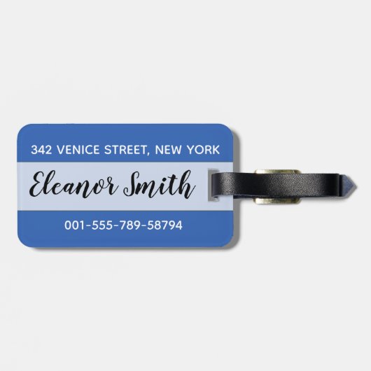 Leertoren van het beeld van Pisa en Putti Fountain Bagagelabel (Achterkant horizontaal)