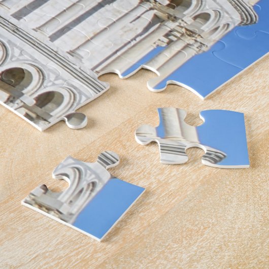 Leertoren van het beeld van Pisa en Putti Fountain Legpuzzel (Zijkant)