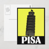 Leertoren van het ontwerp van het Briefkaart Pisa (Voorkant / Achterkant)