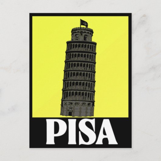 Leertoren van het ontwerp van het Briefkaart Pisa (Voorkant)