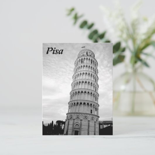 Leertoren van Pisa Briefkaart (Staand voorkant)