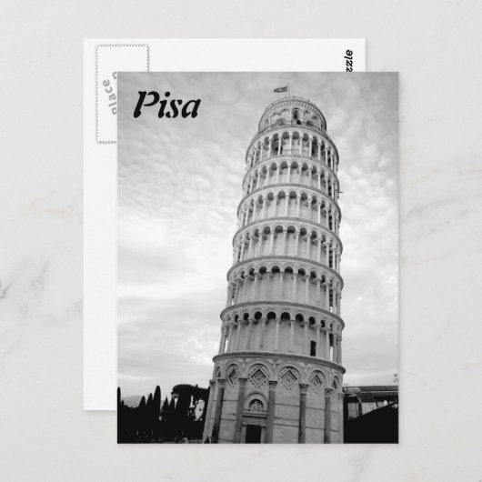 Leertoren van Pisa Briefkaart (Voorkant / Achterkant)