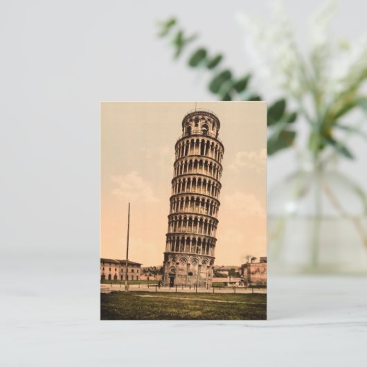  Leertoren van Pisa Briefkaart (Staand voorkant)