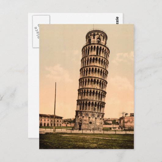 Leertoren van Pisa Briefkaart (Voorkant / Achterkant)