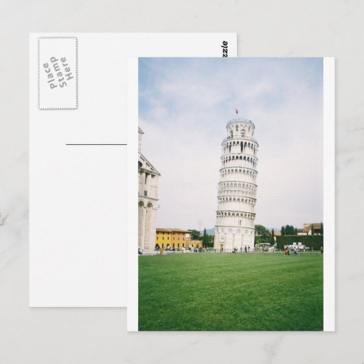 Leertoren van Pisa Briefkaart (Voorkant / Achterkant)