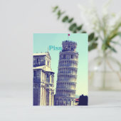 Leertoren van Pisa Briefkaart (Staand voorkant)