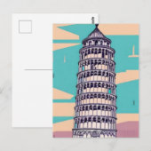 Leertoren van Pisa Briefkaart (Voorkant / Achterkant)