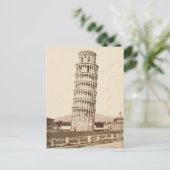 Leertoren van Pisa Briefkaart (Staand voorkant)