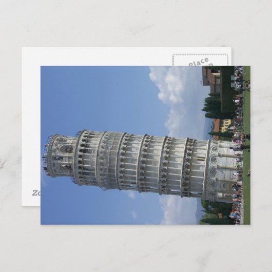 Leertoren van Pisa Briefkaart (Voorkant / Achterkant)