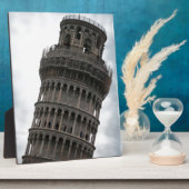 Leertoren van Pisa Fotoplaat (Zijkant)