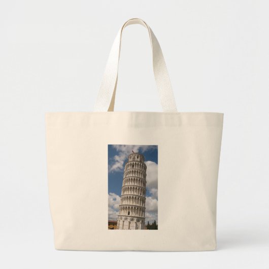 Leertoren van Pisa Grote Tote Bag (Voorkant)