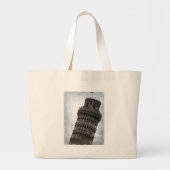 Leertoren van Pisa Grote Tote Bag (Voorkant)