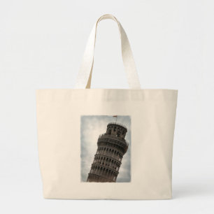 Leertoren van Pisa Grote Tote Bag